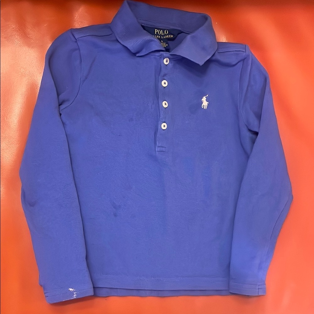 Polo by Ralph Lauren Kids Blue Long Sleeve Shirt
